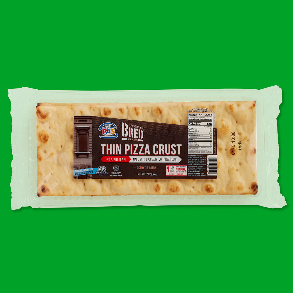 Brooklyn Bred Neapolitan Thin Pizza Crust for easy weeknight family dinners or entertaining friends on the weekends