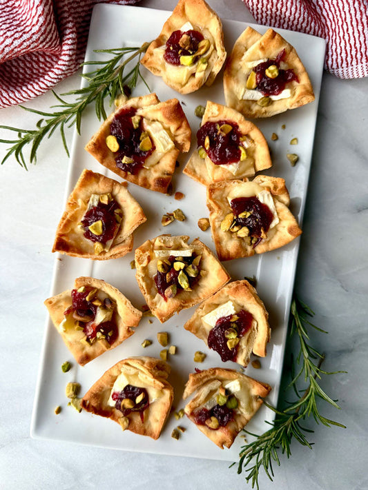 Festive Cranberry-Brie Tarts