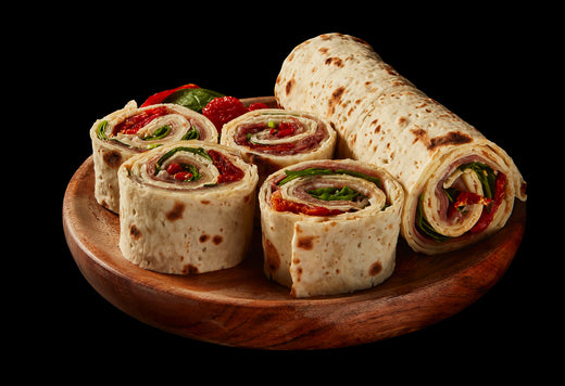 Salami, Cheese & Sundried Tomato Pinwheels