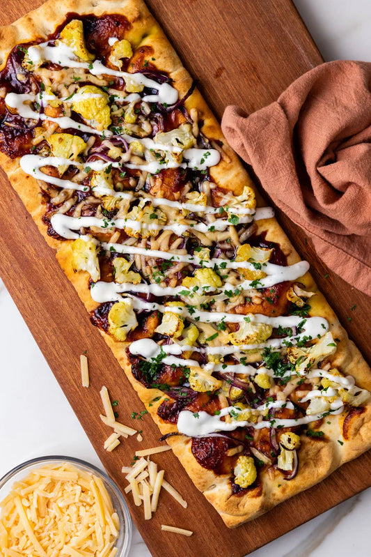 Vegan Cauliflower BBQ Pizza