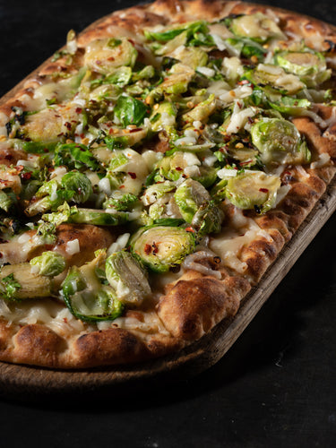 Zesty Brussel Sprout Pizza