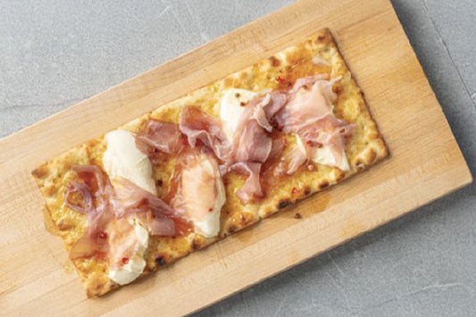 The Bee Sting Prosciutto-Cheese Pizza
