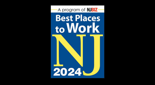 Recipient of NJBIZ Best Places to Work Award