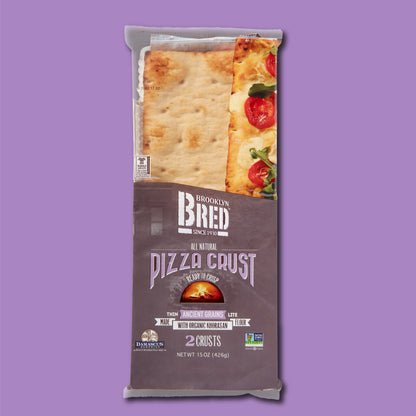 Brooklyn Bred Ancient Grains Pizza Crust for easy weeknight family dinners or entertaining friends on the weekends