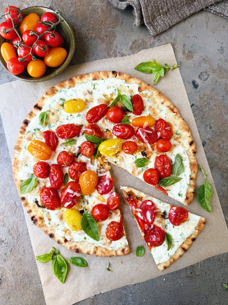 Mediterranean Roasted Tomato Whipped Ricotta Pizza – Brooklyn Bred